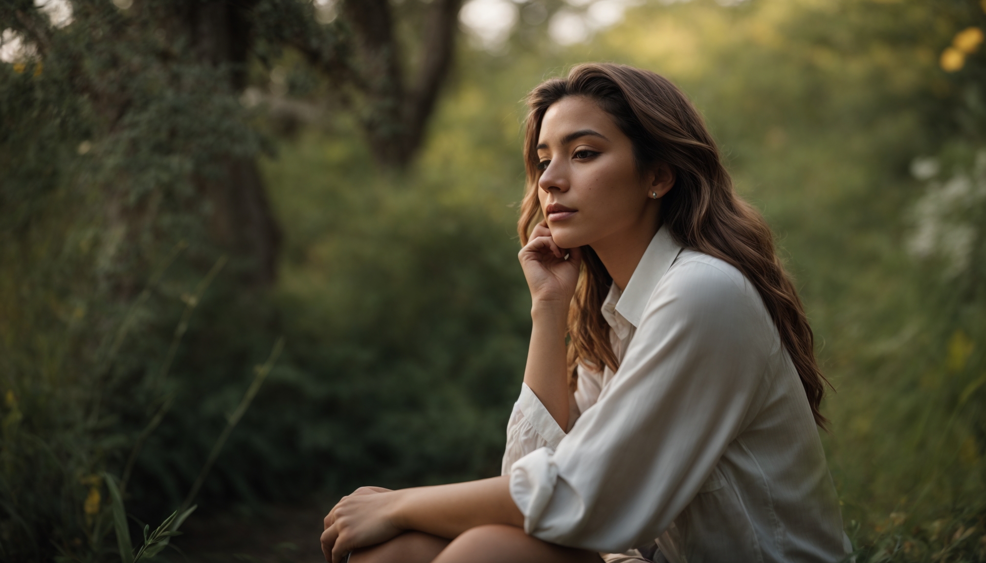 PhotoReal Photorealistic Editorial Photograph Of A Contemplati 0