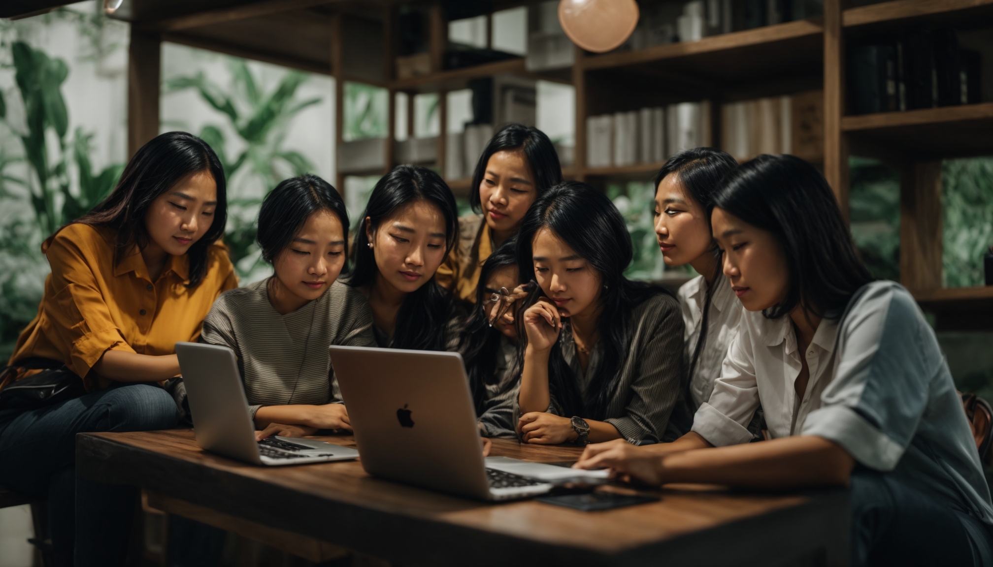 PhotoReal Photorealistic Editorial Photograph Of A Group Of In 0