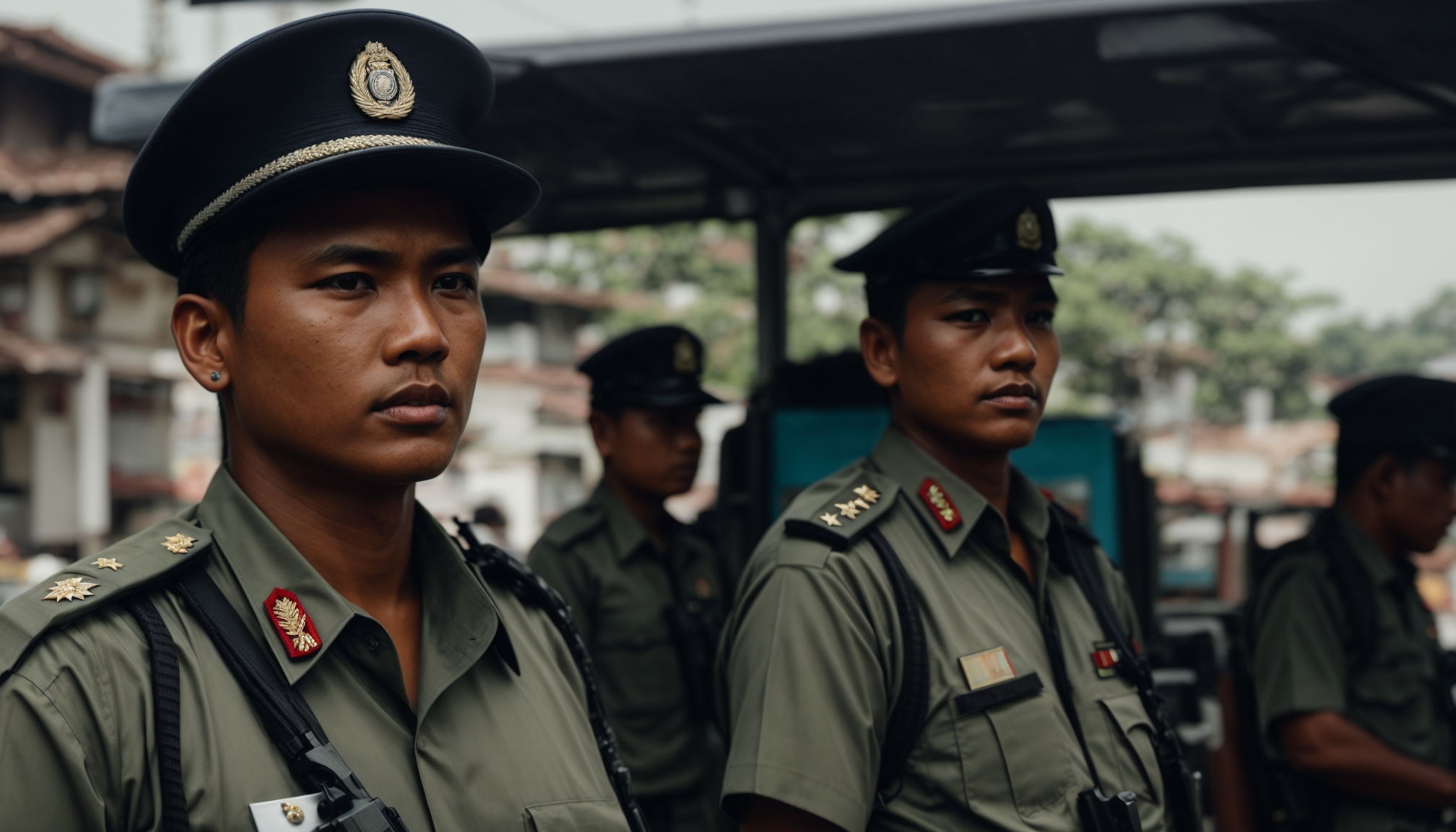 PhotoReal Photorealistic Editorial Photograph Of Indonesian Po 0
