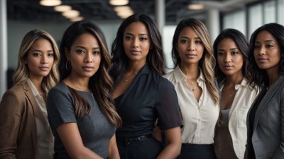 PhotoReal Photorealistic Editorial Photograph Of A Diverse Gro 0 400x225