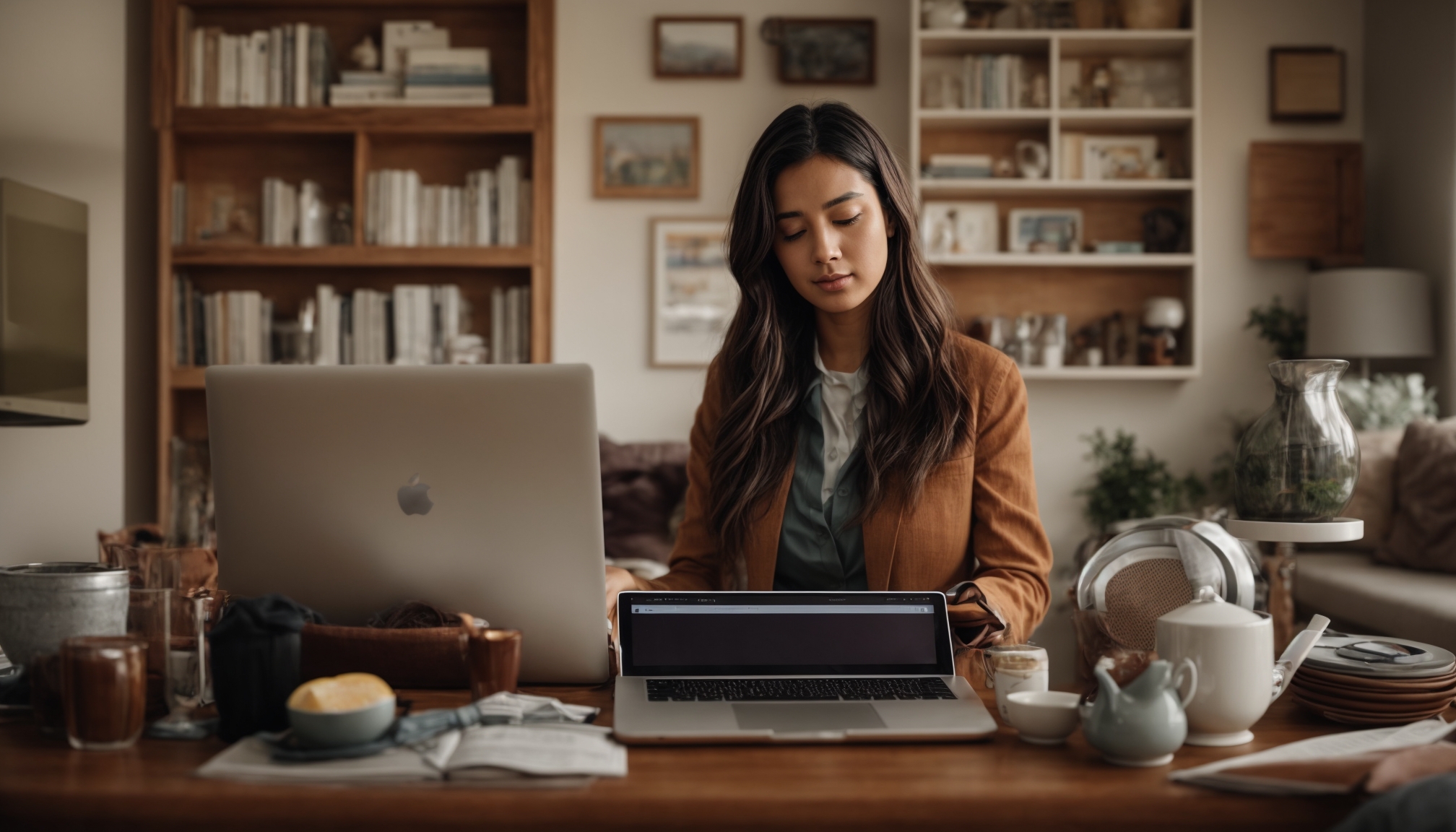 PhotoReal Photorealistic Editorial Photograph Of A Working Wom 0